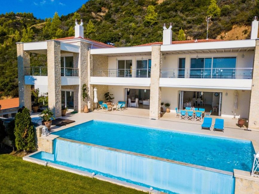 Luxury villa for rent in Halkidiki, Kassandra, Chalkidiki, Sithonia ...